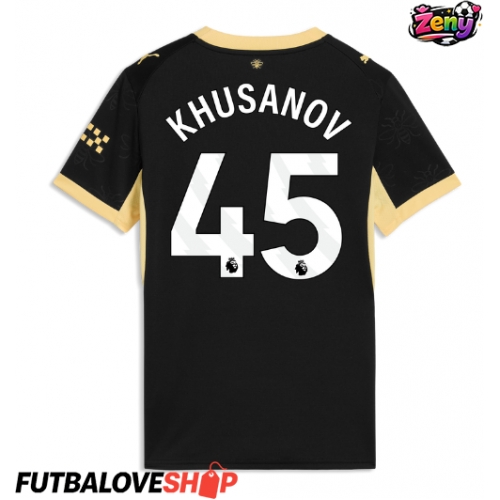 Dres Manchester City Abdukodir Khusanov #45 Preč pre Ženy 2026-27 Krátky Rukáv